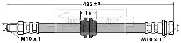 BORG & BECK Pidurivoolik BBH7468